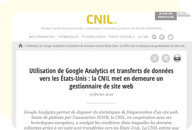 CNIL vs GOOGLE ANALYTICS 11